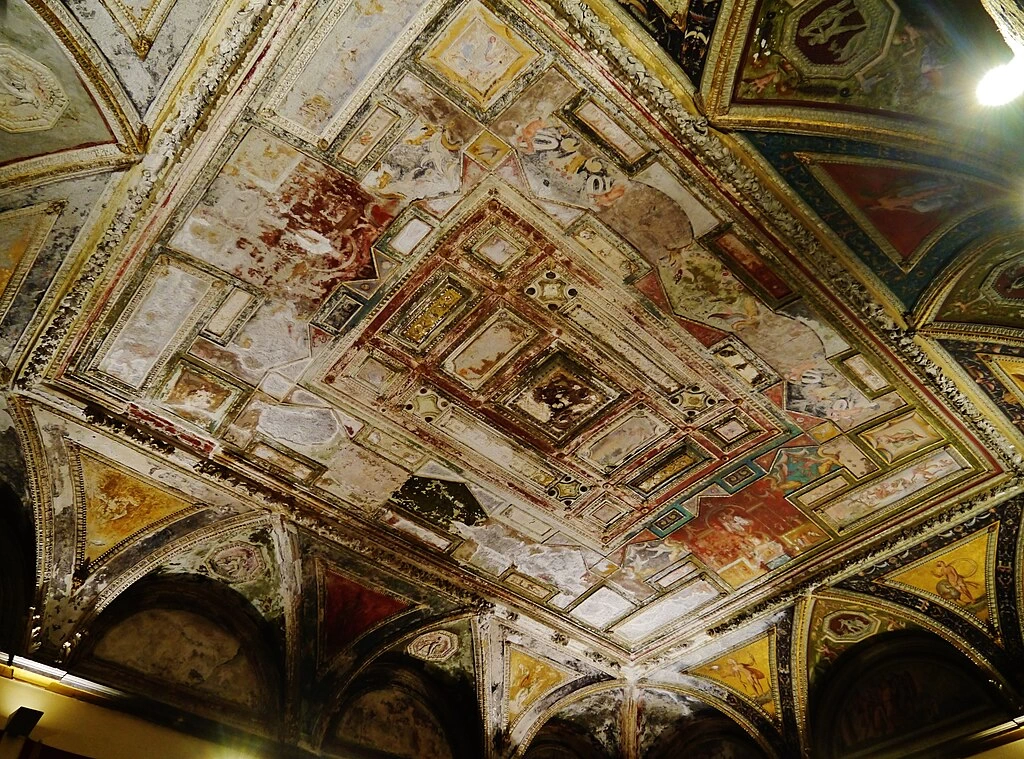 Perin del Vaga - Villa del Principe, Genova, Interno Sala dei Sacrifici Soffitto